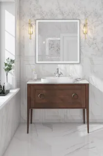 Тумба под раковину Kerama Marazzi Plaza Classic Neo PL.CN.100.1+1\NUT.M 100 см орех матовый